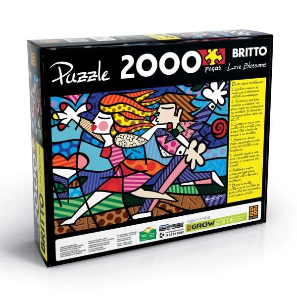 Puzzle 2000 peças Romero Britto - Love Blossoms - 2