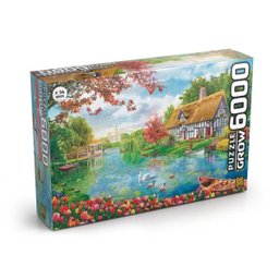Puzzle 6000 peças Recanto das Flores - 1