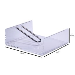 Porta Guardanapo Em Acrílico Transparente Decoração de Mesa - 3