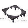 Suporte Móvel de Roda Base Arruela Base de Geladeira com Rodas Máquina de Lavar Roupa Carrinho Máqui - 3