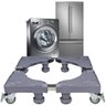 Suporte Móvel de Roda Base Arruela Base de Geladeira com Rodas Máquina de Lavar Roupa Carrinho Máqui - 5