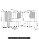 Ver imagem 4 de Armário de Cozinha Cp08 com Tampo 120cm Minsk Branco/freijó Z06 - Mpozenato