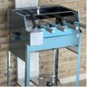 Churrasqueira Inox Giratória 4 Espetos Tamanho 55x41 Com Kit Giratório Rodinhas e Puxador - 3