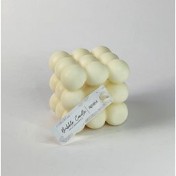 Bubble Candle - Vela Cubo - Decorativas E Aromática - 4 Bubble Candle - Vela Cubo - Decorativas E Aromática - 4