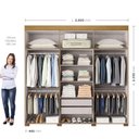 Ver imagem 4 de Guarda Roupa Casal 6 Portas 2 Gavetas 230cm Marrocos Off