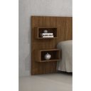 Ver imagem 4 de Mesa de Cabeceira Painel com 2 Nichos Premium Rufato
