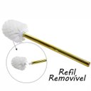 Ver imagem 2 de Kit Banheiro Groove 5 Peças Lixeira Porta Escovas Lavabo Luxo - Rosa Claro