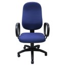Ver imagem 2 de Poltrona Presidente Atom - Tecido J.Serrano - Azul
