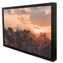 Ver imagem 2 de Quadro Decorativo Caixa Paisagem Ao Pôr do Sol Tacolado Moldura Caixa 3cm Freijó com Vidro 60 X 90c