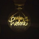 Ver imagem 4 de Lampada Led Home Vintage Mensagem 4w Branco Quente Casa Come
