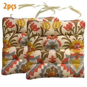Almofada para Cadeira Futton Wendy 40x40cm Plantas 2pçs