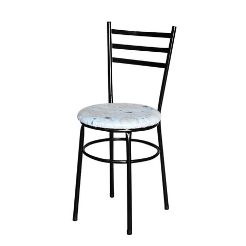 Cadeira para Mesa Epoxi Preta Assento Floral:floral Areia
