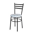 Ver imagem 1 de Cadeira para Mesa Epoxi Preta Assento Floral:floral Areia