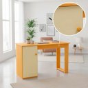 Ver imagem 2 de Mesa de Computador Curitiba Nature com Off White - Moveisaqui