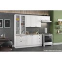 Ver imagem 2 de Armário Aéreo Cozinha Modulado Americana C- 3 Portas 120cm Cinza - Henn