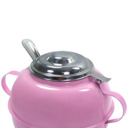 Açucareiro Aço Inox 500g Com Colher - Cores - Rosa - 5
