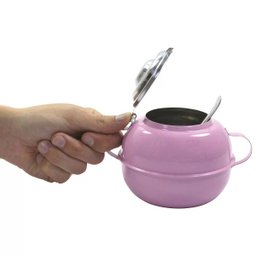 Açucareiro Aço Inox 500g Com Colher - Cores - Rosa - 3