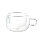 Ver imagem 4 de Kit 2 Xícaras Vidro Borossilicato Parede Dupla Chá 240ml