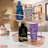Porta Shampoo Duplo Cobre Rosé Aço Piatina Fixação por Ventosa - 4