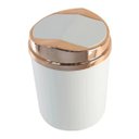 Ver mais imagens de Kit Café Rosé Gold Porta Sachês Lixeira 5 Litros Basculante - Branco/Rosé Gold