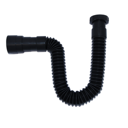 Kit Torneira Lavatorio Banheiro + Válvula Abs e Sifão Preto - 5