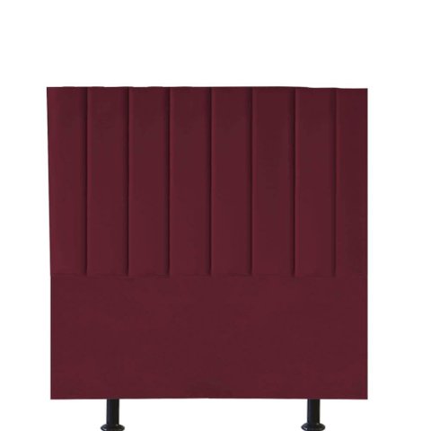 Cabeceira Estofada Carla 100cm Solteiro para Cama Box Quarto Suede Bordô - Gat Magazine