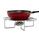 Ver imagem 3 de Rechaud Redondo 27 Cm Para Sopeiras E Bifeteira com Alças e Acendedor