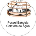 Ver imagem 3 de Suporte Escorredor Porta Talheres e Utensílios de Bancada Luxo - Rosé Gold