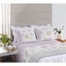 Jogo De Cama Queen 4 Peças 100% Algodão Heloísa Lilás Royal Santista - 1