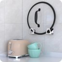 Ver imagem 7 de Kit 3 Porta Esponja Inox para Pia Cozinha Adesivo Premium