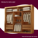 Ver imagem 5 de Guarda Roupa Casal MDF com Espelho 3 Portas de Correr Luna
