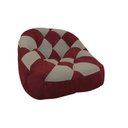 Ver imagem 2 de Kit 02 Poltrona Paloma Escritório Sala Pé Plástico Suede Vinho e Suede Cappuccino - Dominic Decor
