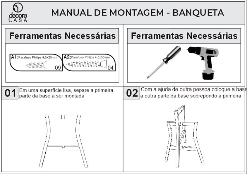 Kit 4 Banquetas Alta Balcão de Madeira Maciça Estofada para Bistrô - Courissimo Preto - 8