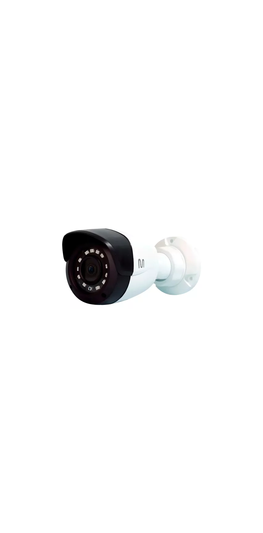 Camera Bullet Plast 720p 2.6mm 20m 1/4 Gs0461c Multgiga Cor Branco