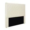 Ver imagem 1 de Cabeceira Cama Box Casal Queen Tina 160cm Estofada em Linho Rústico Creme Loja Sheep