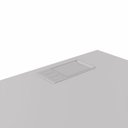 Ver mais imagens de Estação Trabalho Plataforma Individual com Caixa de Tomadas Pés Cavalete 135cm Industrial Cinza