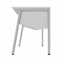 Ver imagem 6 de Estação Trabalho Plataforma Individual com Caixa de Tomadas Pés Cavalete 135cm Industrial Cinza