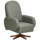 Ver imagem 1 de Poltrona de Amamentação com Balanço Giratória Dolce D02 Tramado Verde C-296 - Lyam Decor