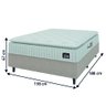 Cama Box Colchão Casal Espuma D33 Vangogh Pillow Top 138x188x67cm Hellen - 3