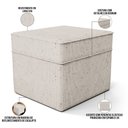 Ver imagem 6 de Poltrona de Amamentação com Balanço e Puff Mavie L02 Linho Cru - Lyam Decor
