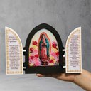 Ver imagem 4 de Capela Nossa Senhora de Guadalupe Oração Madeira Resinada com Porta