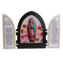 Ver imagem 3 de Capela Nossa Senhora de Guadalupe Oração Madeira Resinada com Porta