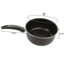 Ver imagem 4 de Panela Média Antiaderente 20cm Em Alumínio - Preta