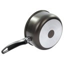 Ver imagem 3 de Panela Média Antiaderente 20cm Em Alumínio - Preta