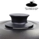 Ver imagem 2 de Panela Média Antiaderente 20cm Em Alumínio - Preta