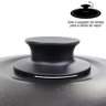 Panela Média Antiaderente 20cm Em Alumínio - Preta - 2