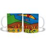 Caneca Polímero 325Ml Paramotor Azul Aventura - 1