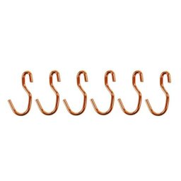 Barra Piatina de Cozinha Porta Utensílios 30cm Com 6 Ganchos - Rosé Gold - 2