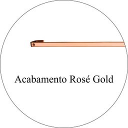 Barra Piatina de Cozinha Porta Utensílios 30cm Com 6 Ganchos - Rosé Gold - 3