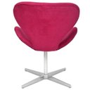 Ver imagem 4 de Poltrona Decorativa Swan Rosa Base Giratória Zarco